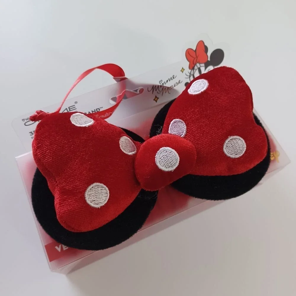 The Creme Shop NWT Black Red‎ Limited Edition Disney Minnie M 3D Teddy Headband